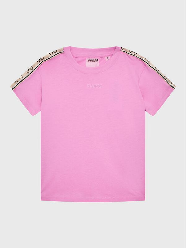 Guess Guess Тишърт J3RI47 I3Z14 Розов Regular Fit