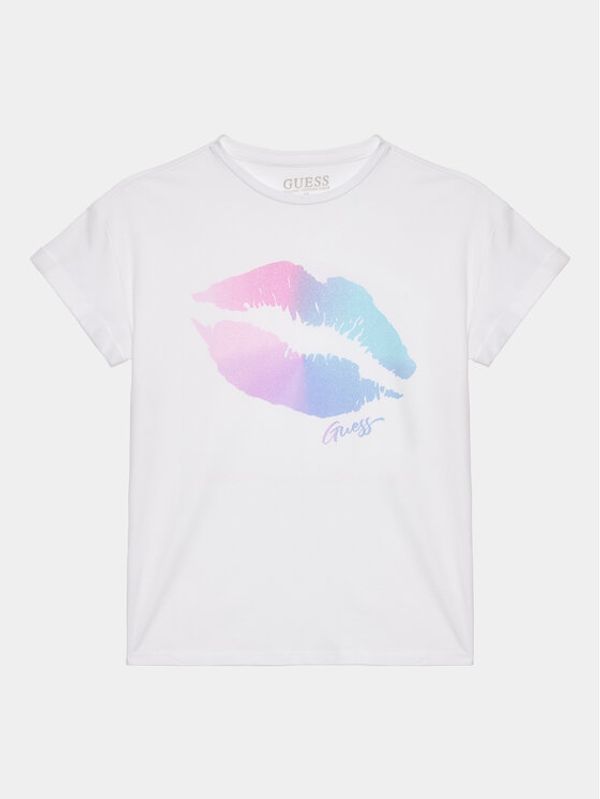 Guess Guess Тишърт J3YI09 K6YW1 Бял Regular Fit