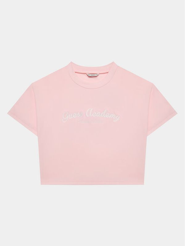 Guess Guess Тишърт J3YI59 KABR0 Розов Boxy Fit