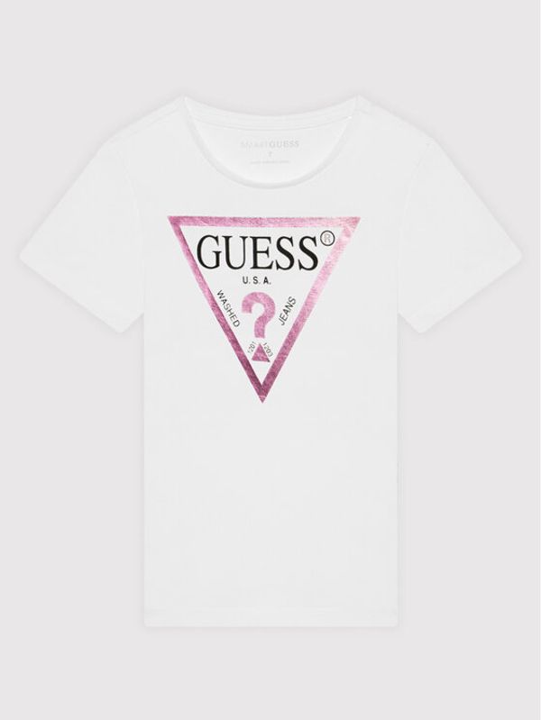Guess Guess Тишърт J73I56 K8HM0 Бял Regular Fit