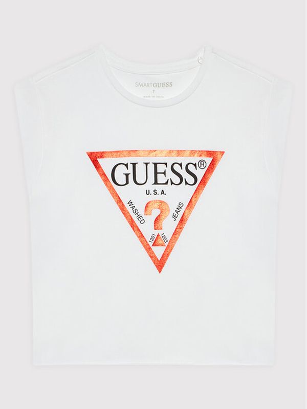 Guess Guess Тишърт J81I15 J1311 Бял Regular Fit