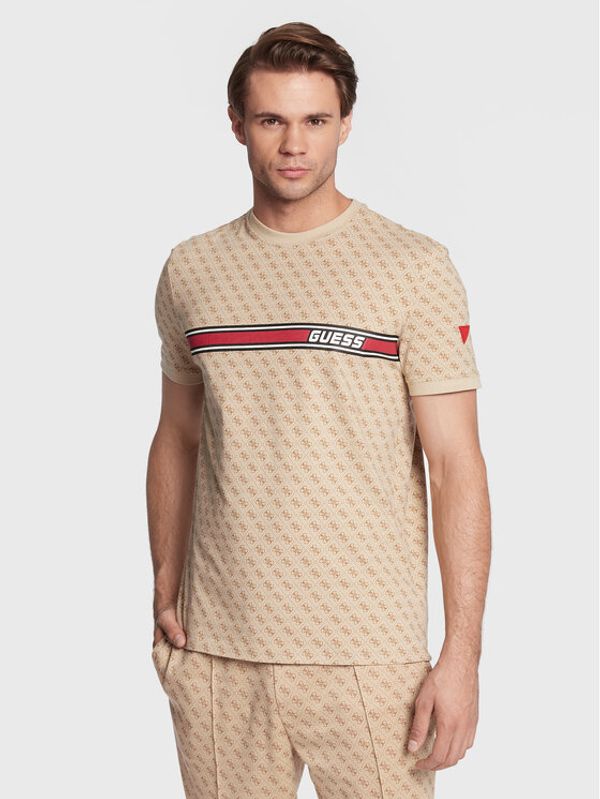 Guess Guess Тишърт Jamey Z2BI09 J1314 Бежов Regular Fit