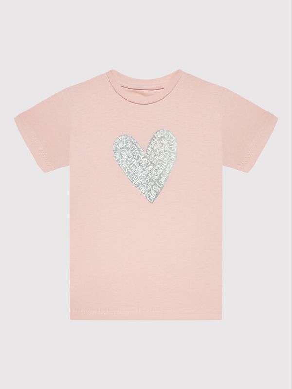 Guess Guess Тишърт K2YI04 K6YW1 Розов Regular Fit