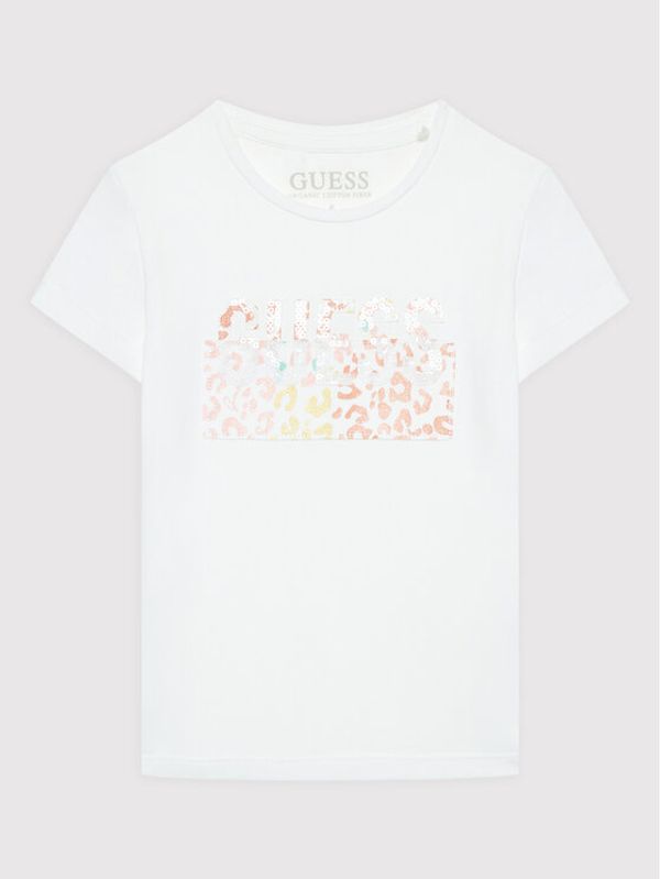 Guess Guess Тишърт K2YI14 K6YW1 Бял Regular Fit