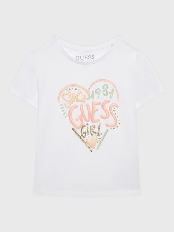 Guess Guess Тишърт K3GI08 K6YW1 Бял Regular Fit