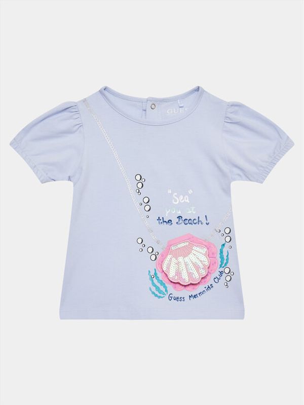 Guess Guess Тишърт K3GI19 K6YW1 Син Regular Fit