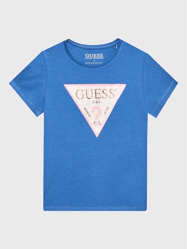 Guess Guess Тишърт K3GI27 K6YW1 Син Regular Fit