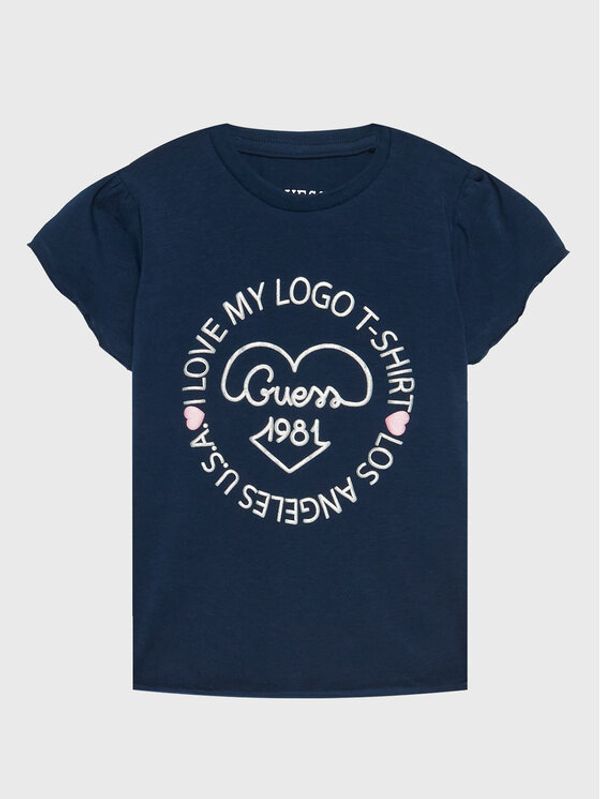 Guess Guess Тишърт K3RI18 K6YW1 Син Regular Fit