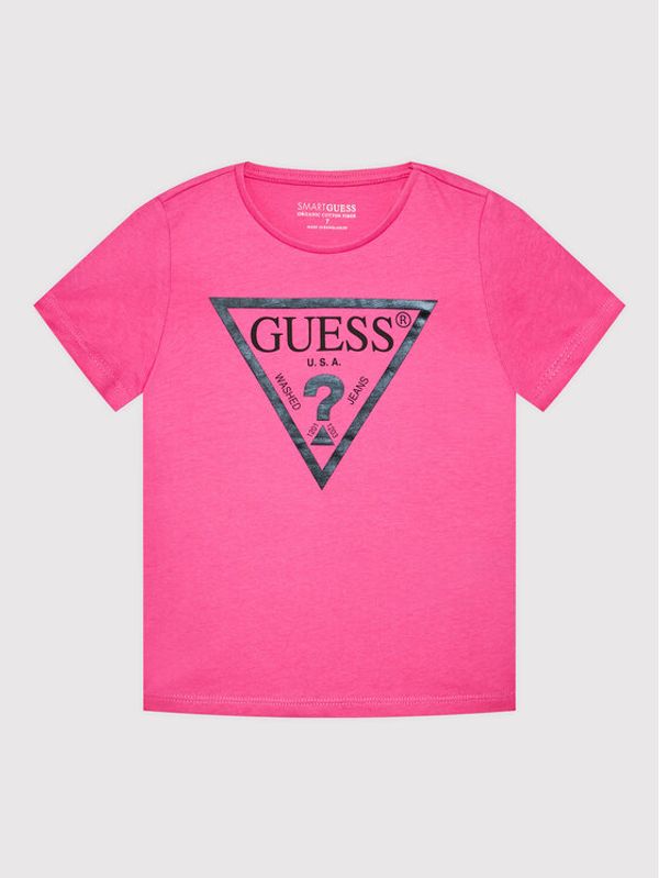 Guess Guess Тишърт K73I56 K8HM0 Розов Regular Fit