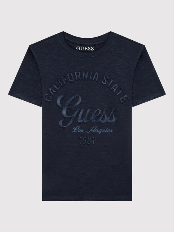 Guess Guess Тишърт L2GI12 K6XN0 Тъмносин Regular Fit
