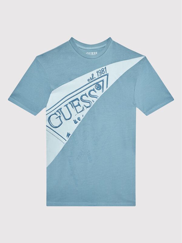 Guess Guess Тишърт L2YI04 K8HM0 Син Relaxed Fit