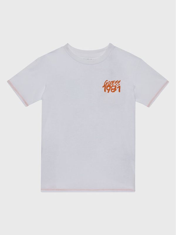 Guess Guess Тишърт L3GI06 K8HM0 Бял Oversize