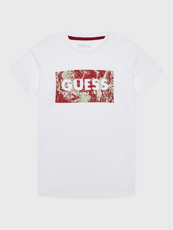 Guess Guess Тишърт L3GI08 K8HM0 Бял Regular Fit