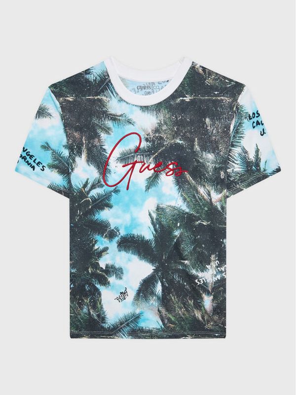 Guess Guess Тишърт L3GI12 K8HM3 Син Regular Fit