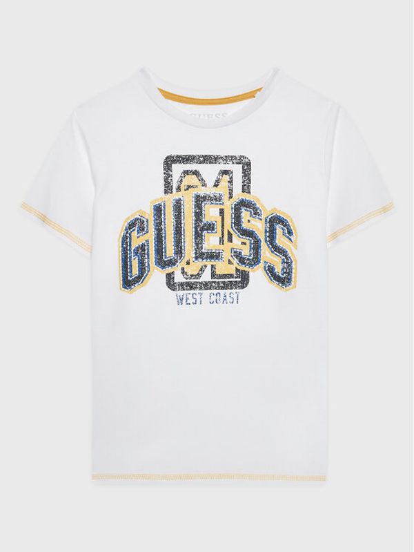 Guess Guess Тишърт L3RI11 K8HM0 Бял Regular Fit