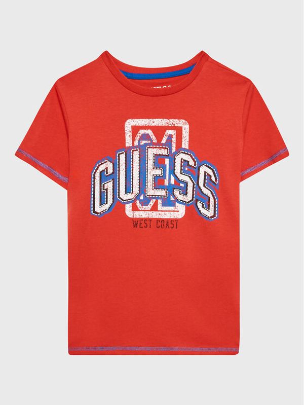 Guess Guess Тишърт L3RI11 K8HM0 Червен Regular Fit