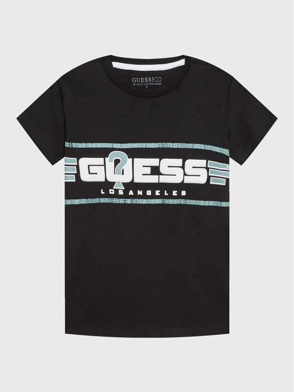 Guess Guess Тишърт L3RI17 K8HM0 Черен Regular Fit