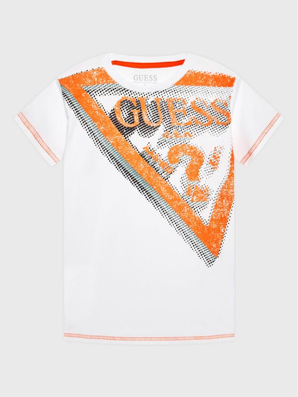 Guess Guess Тишърт L3RI18 K8HM0 Бял Regular Fit