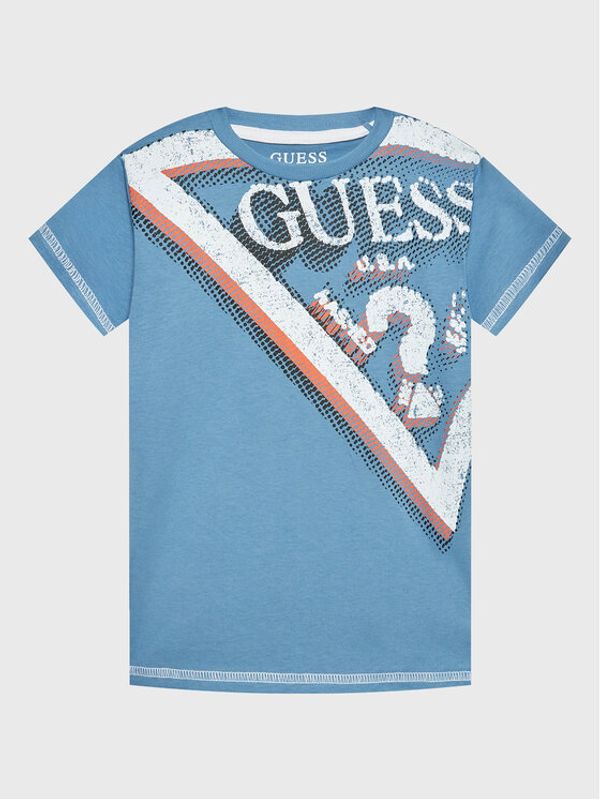 Guess Guess Тишърт L3RI18 K8HM0 Син Regular Fit
