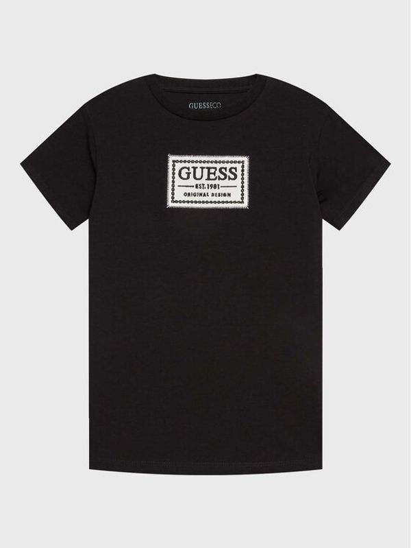 Guess Guess Тишърт L3RI20 K6YW1 Черен Regular Fit