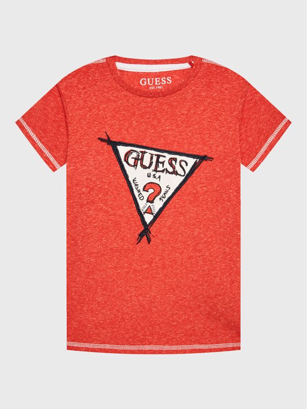 Guess Guess Тишърт L3RI24 KAV10 Червен Regular Fit