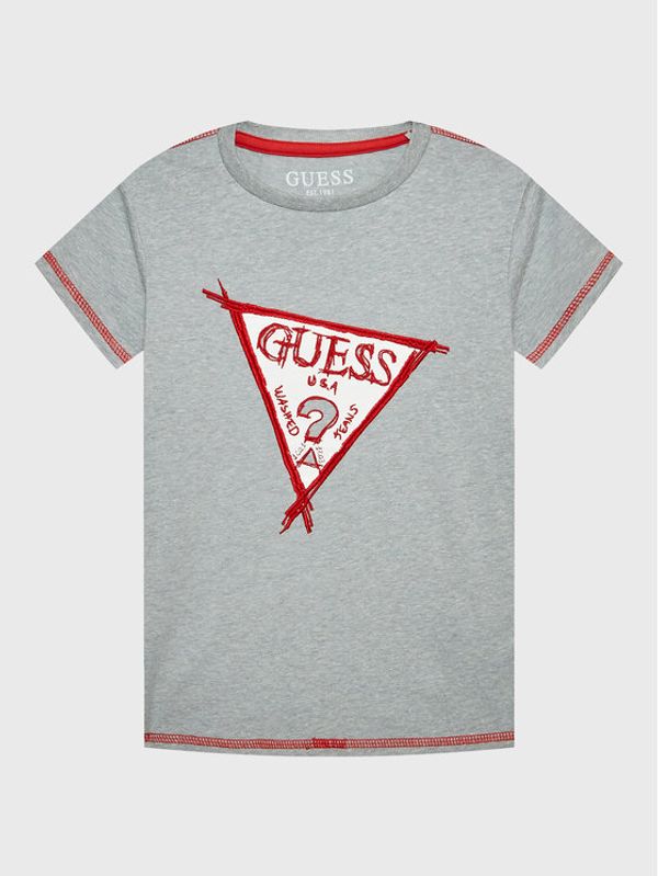Guess Guess Тишърт L3RI24 KAV10 Сив Regular Fit