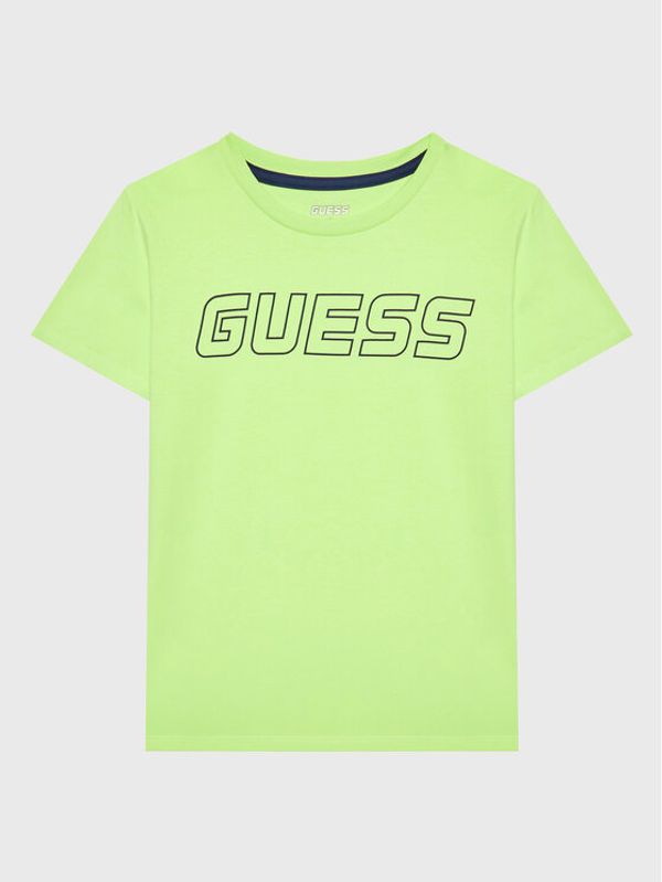 Guess Guess Тишърт L3RI25 J1314 Зелен Regular Fit
