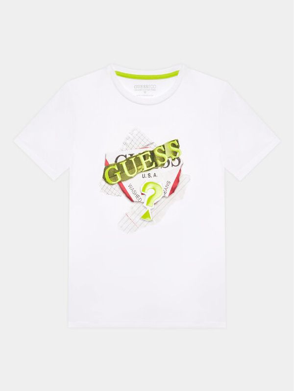 Guess Guess Тишърт L3YI09 K8HM4 Бял Regular Fit