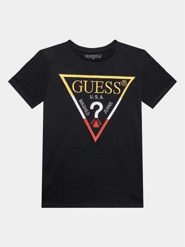Guess Guess Тишърт L3YI28 K8HM4 Черен Regular Fit