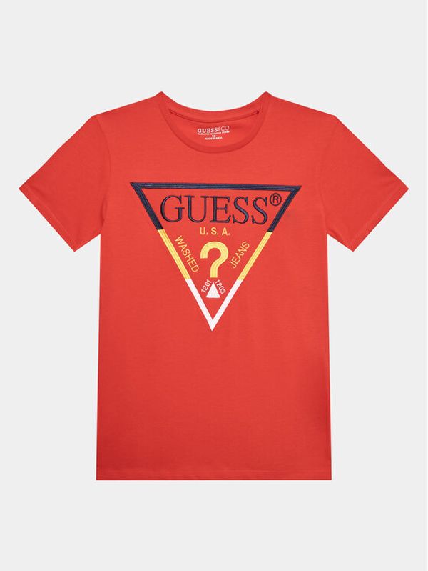 Guess Guess Тишърт L3YI28 K8HM4 Червен Regular Fit