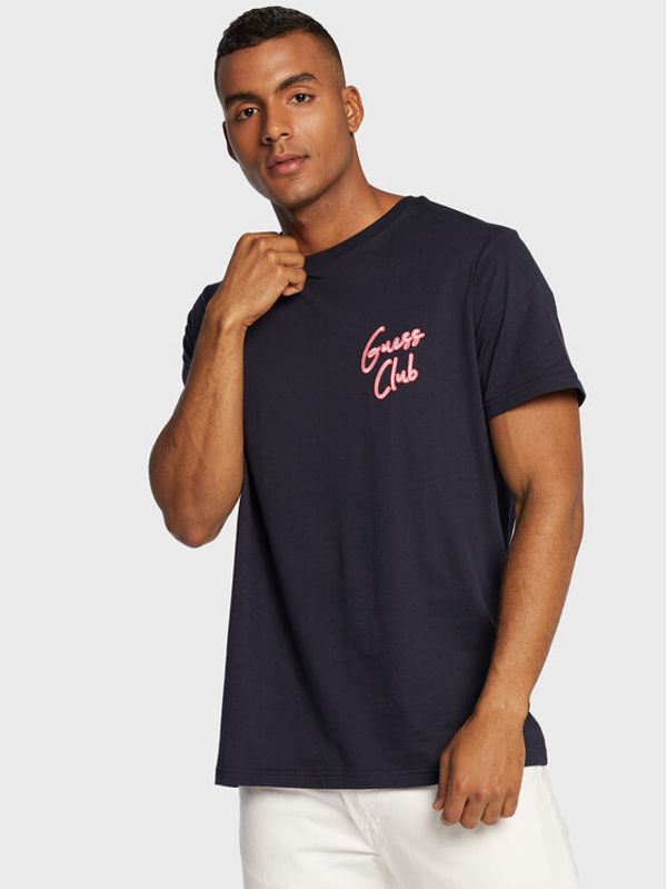 Guess Guess Тишърт M2BI47 KBE60 Тъмносин Regular Fit