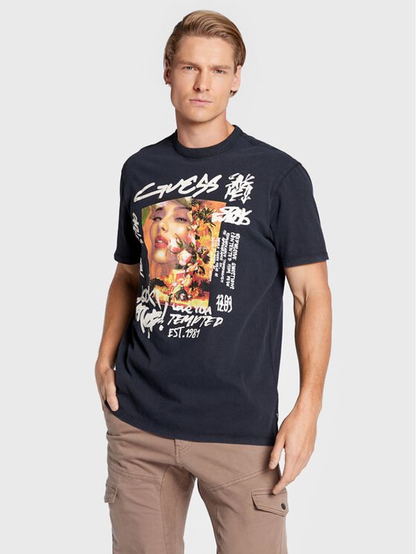 Guess Guess Тишърт M2BI82 KA260 Черен Regular Fit