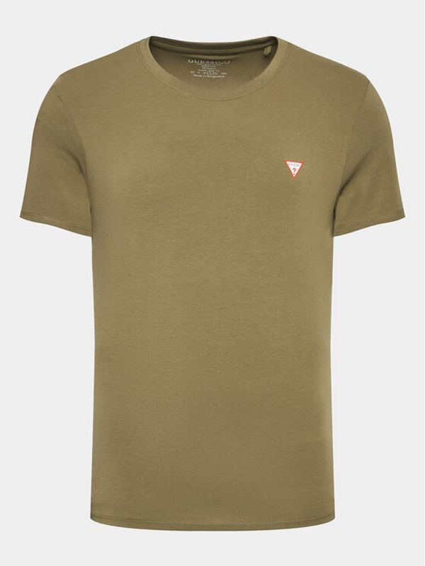 Guess Guess Тишърт M2YI24 J1314 Зелен Slim Fit