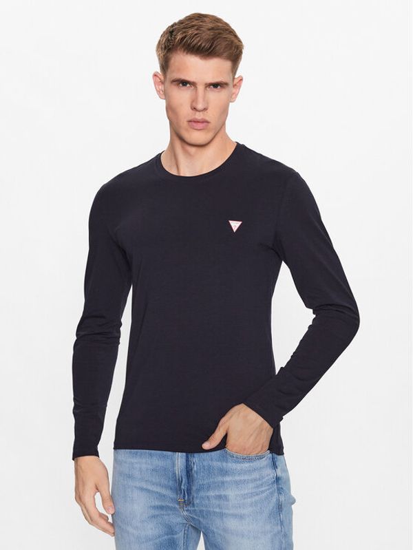 Guess Guess Тишърт M2YI28 J1314 Син Slim Fit