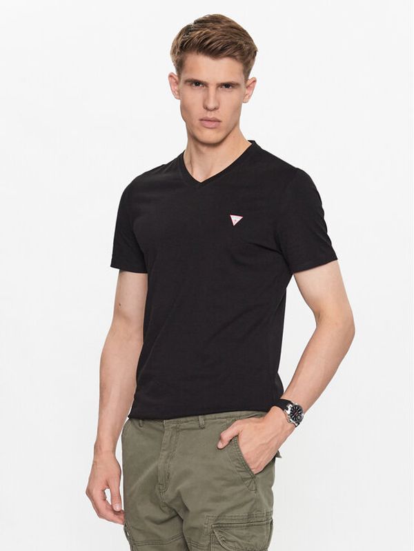 Guess Guess Тишърт M2YI37 I3Z14 Черен Slim Fit