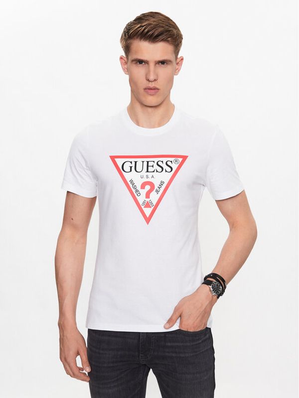 Guess Guess Тишърт M2YI71 I3Z14 Бял Slim Fit