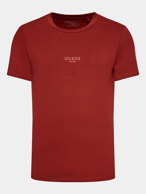 Guess Guess Тишърт M2YI72 I3Z14 Бордо Regular Fit
