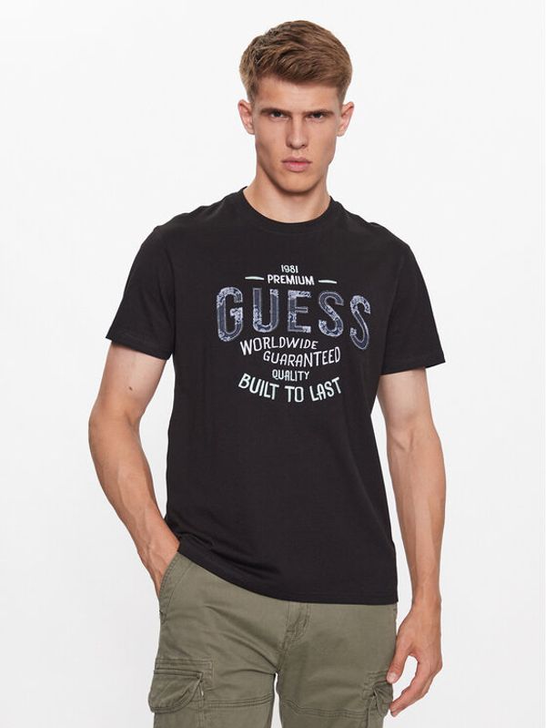 Guess Guess Тишърт M3BI41 K8FQ4 Черен Regular Fit