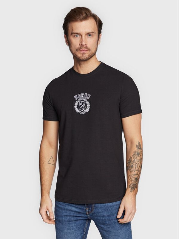 Guess Guess Тишърт M3RI19 J1314 Черен Slim Fit