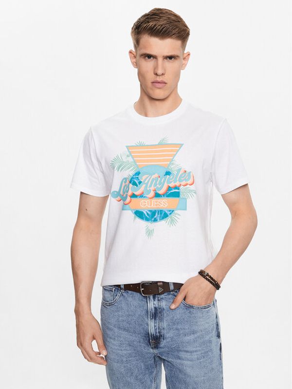 Guess Guess Тишърт M3YI67 I3Z14 Бял Regular Fit