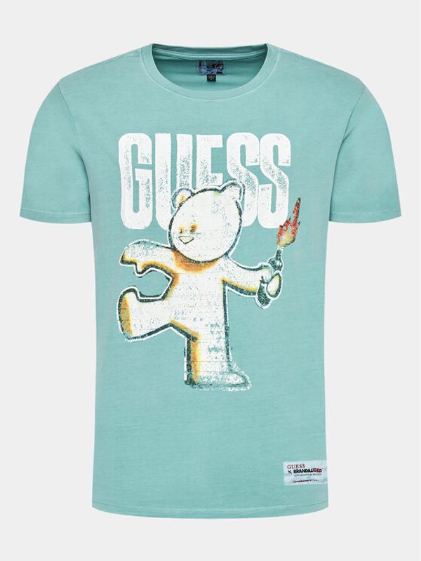 Guess Guess Тишърт M3YI88 KBDL0 Син Regular Fit