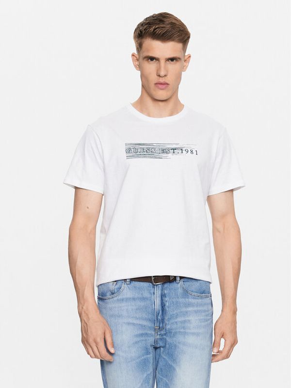 Guess Guess Тишърт M3YI89 K8FQ4 Бял Regular Fit
