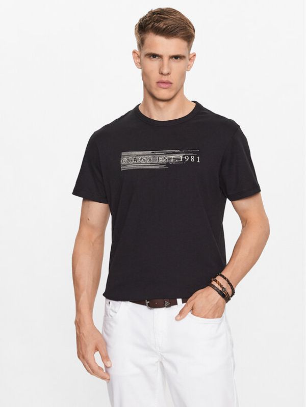 Guess Guess Тишърт M3YI89 K8FQ4 Черен Regular Fit