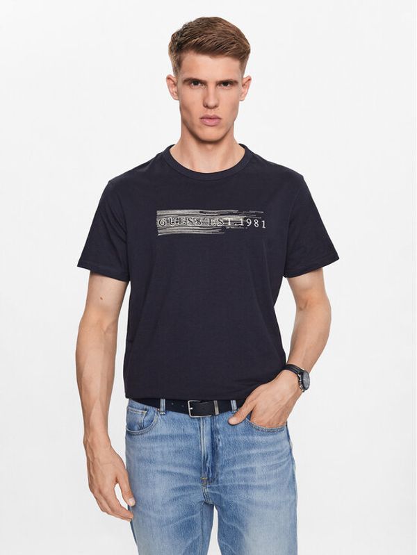 Guess Guess Тишърт M3YI89 K8FQ4 Син Regular Fit