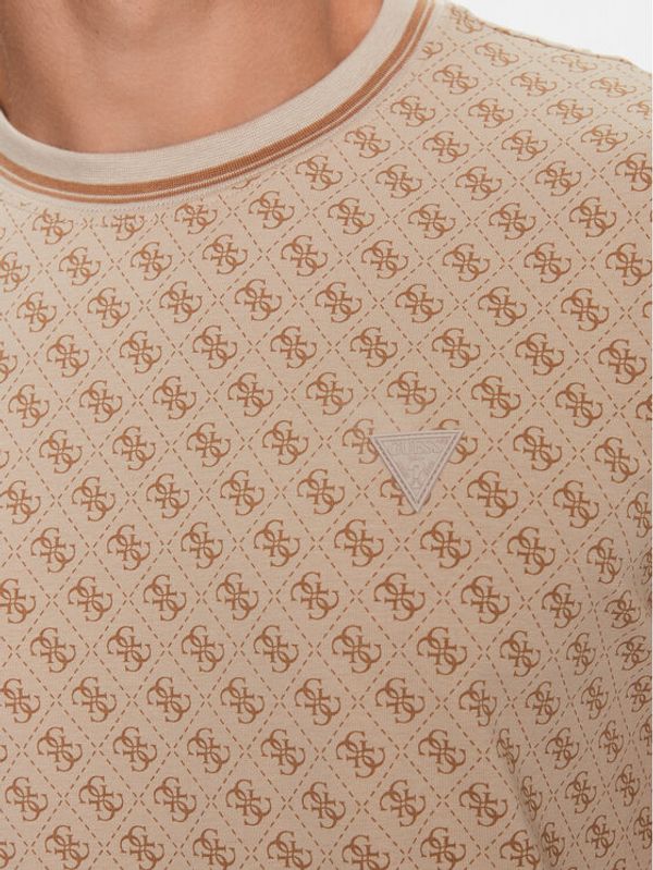 Guess Guess Тишърт Marshall Z2YI05 J1314 Бежов Regular Fit