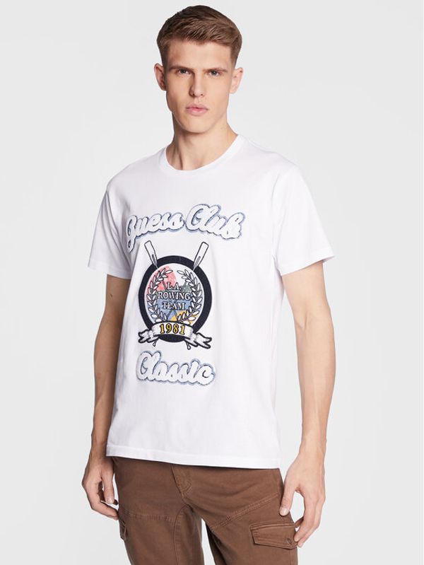 Guess Guess Тишърт Meir M3RI23 K8FQ4 Бял Regular Fit
