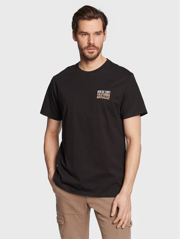Guess Guess Тишърт Mirage Palm M3GI16 I3Z14 Черен Regular Fit