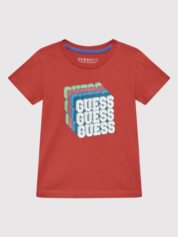 Guess Guess Тишърт N2YI00 K8HM0 Червен Regular Fit