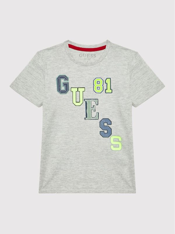 Guess Guess Тишърт N2YI29 K9N50 Сив Regular Fit