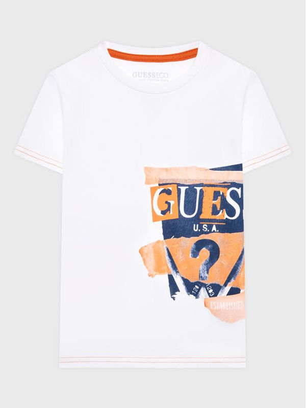 Guess Guess Тишърт N3GI01 K8HM0 Бял Regular Fit
